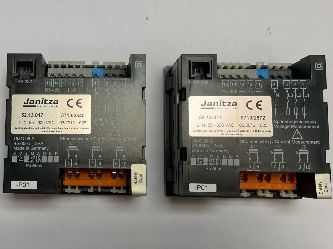Misurare: 2 Stück Powermeter UMG 96S Janitza 52.13.017 – Usato da Hinwil venduto da ilon13 1