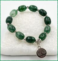 ♛ Crack-Achat Stretch Armband