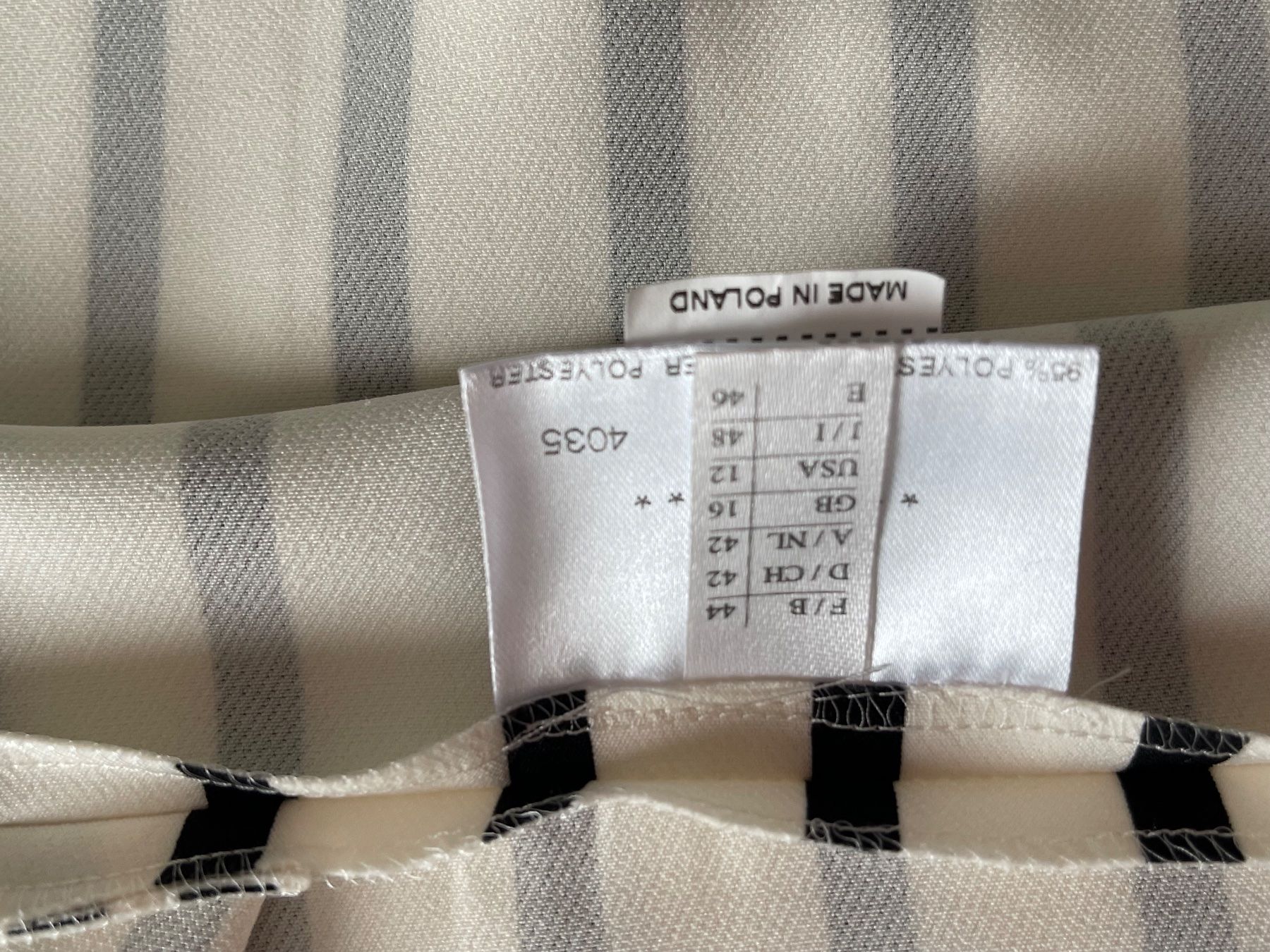 Top: WEILL Paris Sommertop gestreift, Gr.42 – Usato da Meggen venduto da tulipe21 4