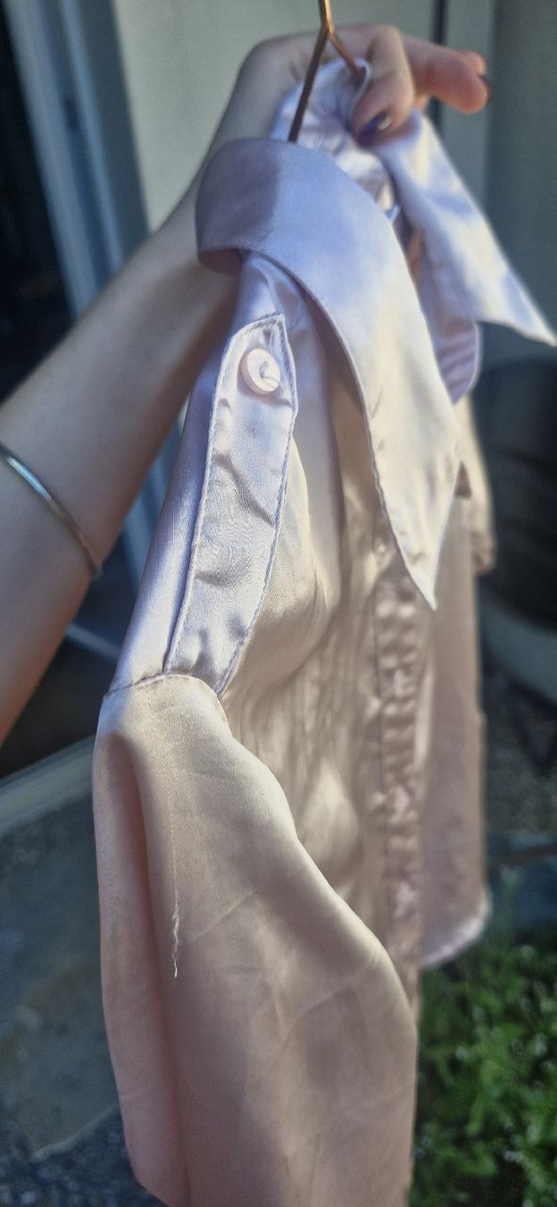 Camicette: Satinbluse Rosé Gr. 38, Sommerliche Elegan – Usato da Wohlen b. Bern venduto da lau_7vcp 2