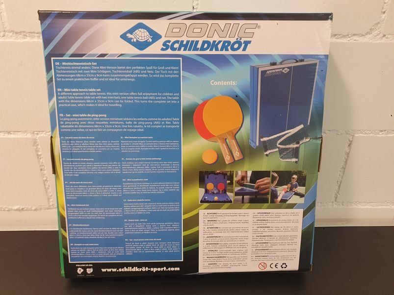 Donic Tennis da tavolo: Neu - Schildkröt - Mini Tischtennis Set – Nuovo e nell'imballaggio originale da Dagmersellen venduto da Jarsetz_Restposten 2
