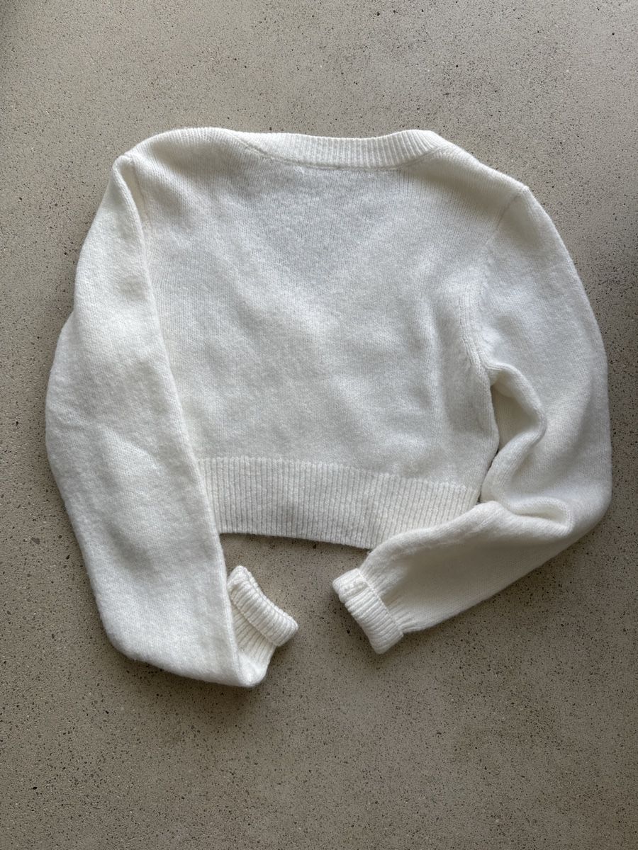 Giacche: Weisser Strass Cardigan Gr. M – Usato da Dübendorf venduto da Moebelverkauf10 1