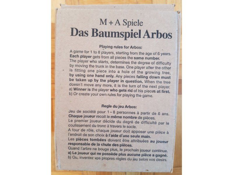 Spiele: Arbos - Das Baumspiel – Gebraucht aus Zürich von Desmond01 3