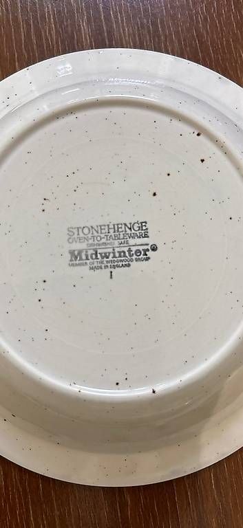Set di piatti: Dîner complet Midwinter, modèle Stonehenge – Usato da Cressier NE venduto da Pfeutpfeut 3