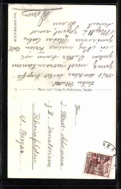 Cartoline postali: AK Naz bei Preda, Blick auf das Dorf – Usato da Berlin venduto da bartko-reher 1