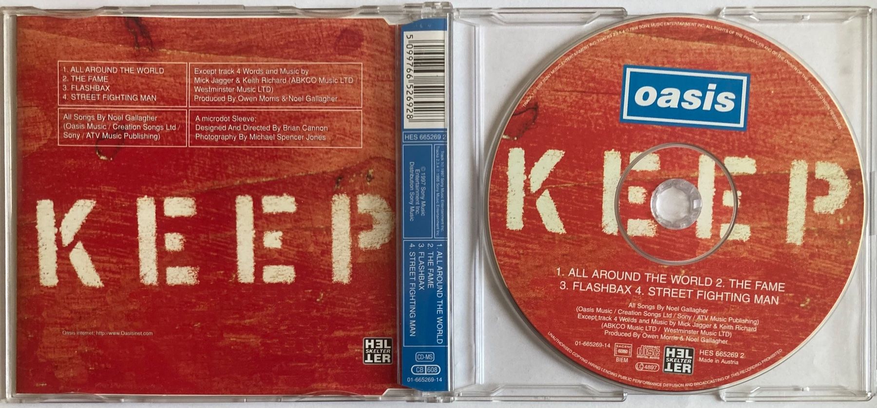 CD: OASIS - ALL AROUND THE WORLD – Usato da Poliez-Pittet venduto da Newtown-Records 1