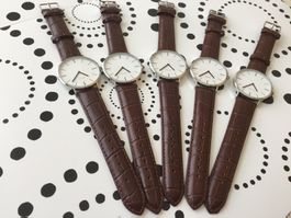 5x UHREN, WATCHES - TOP CLASS, PRICE & QUALITY ø 40 MM NEW !