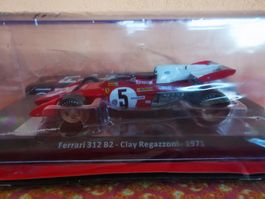 1/24 Ferrari 312 B2 1971 Clay Regazzoni, neu in OVP mit Heft