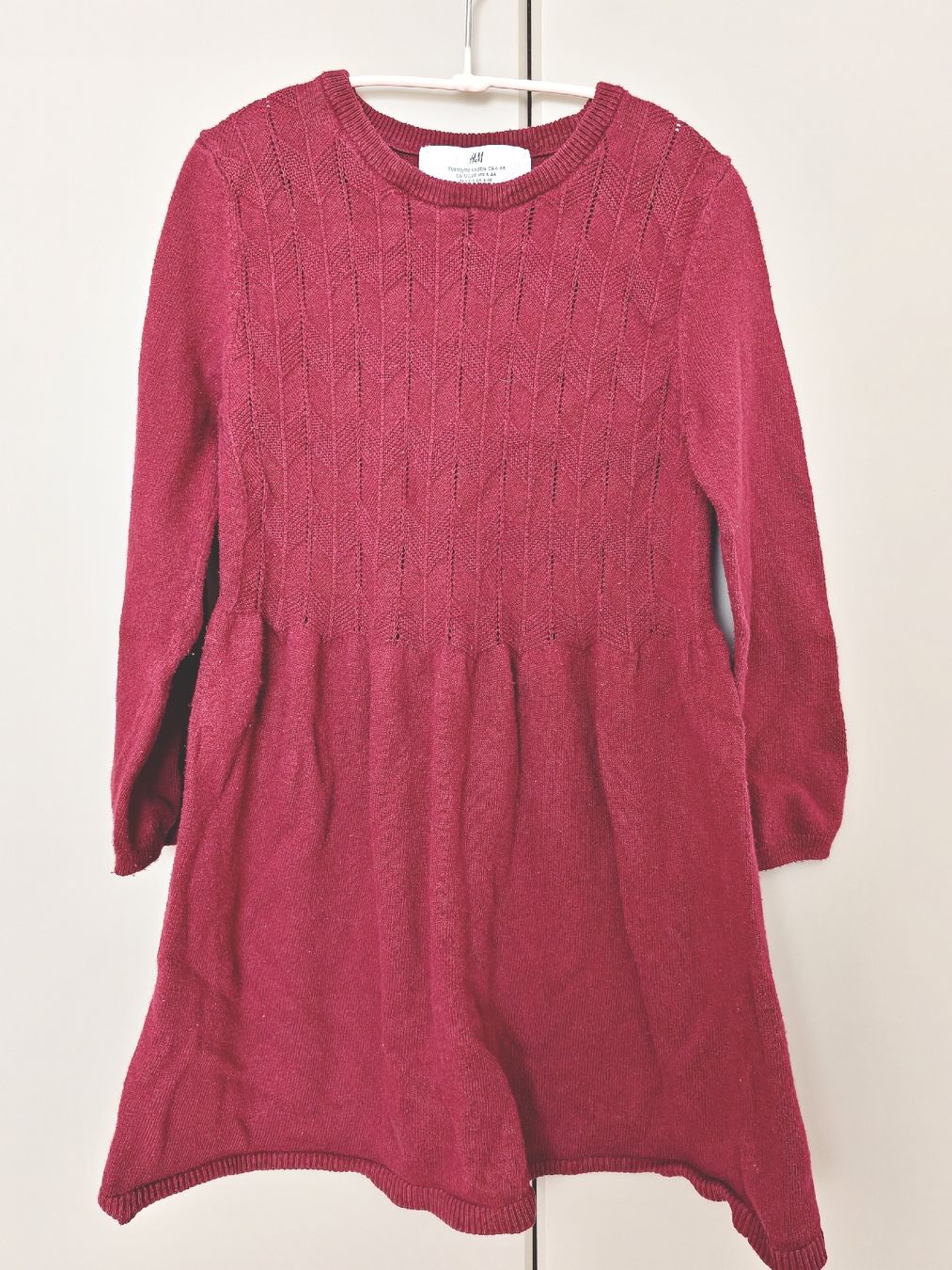 H&M Kleider & Röcke: Strickkleid H&M Grösse 110/116  – Gebraucht aus uster von colorpw