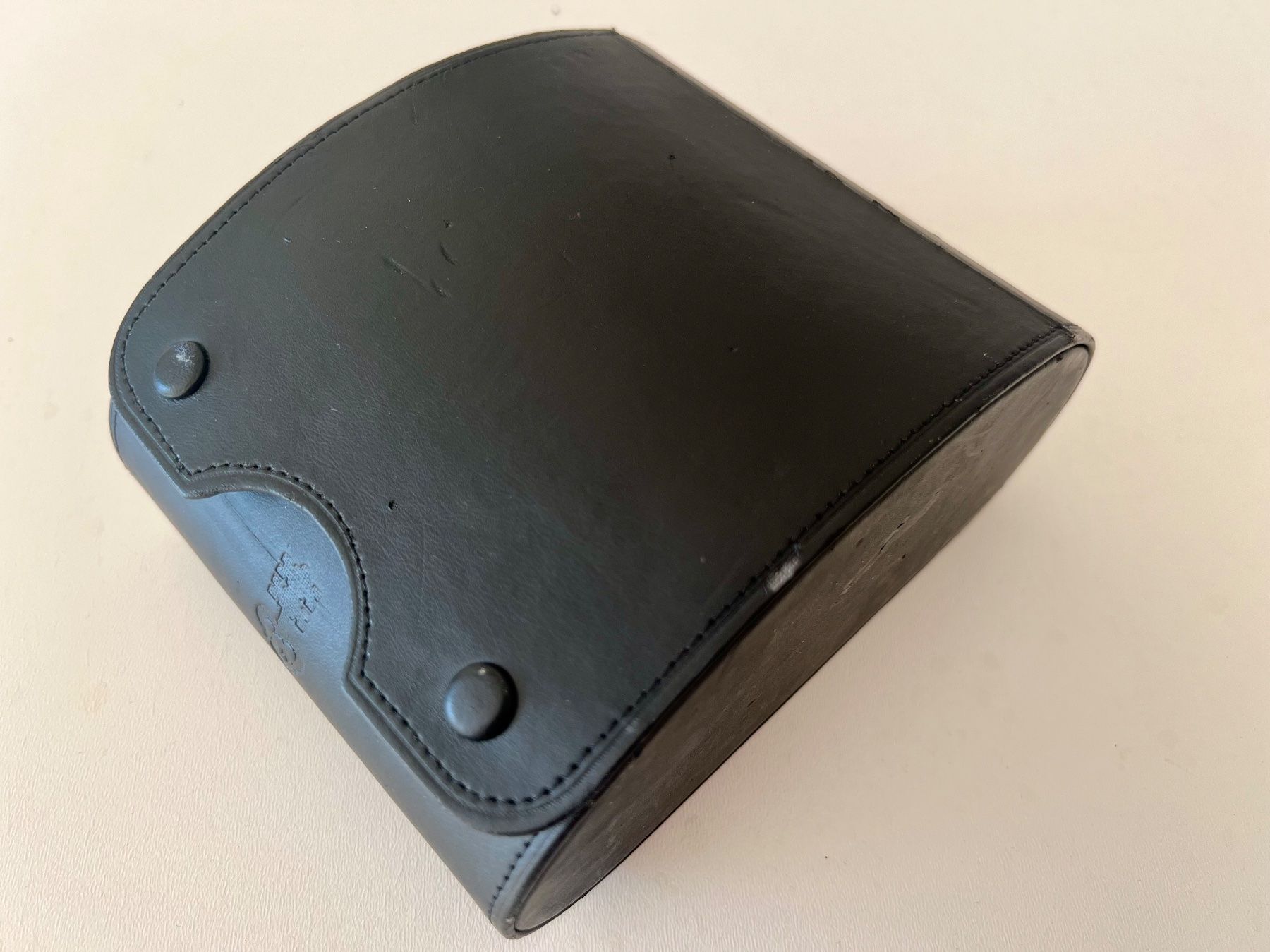 Corum Orologi: CORUM original bubble blue leather watch box – Usato da Mont-sur-Lausanne venduto da vmi_ym5l 1