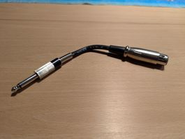 Kompakter Klinke auf XLR Kabel – Ideal für Musiker