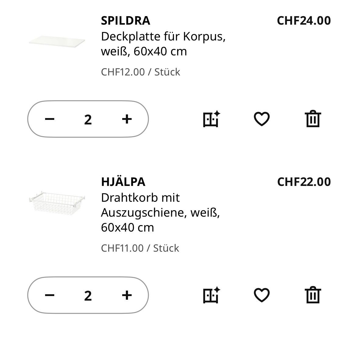Ikea Armadi: PLATSA Schrank 4 x (60x60x42) – Usato da Bern venduto da JoMM 6