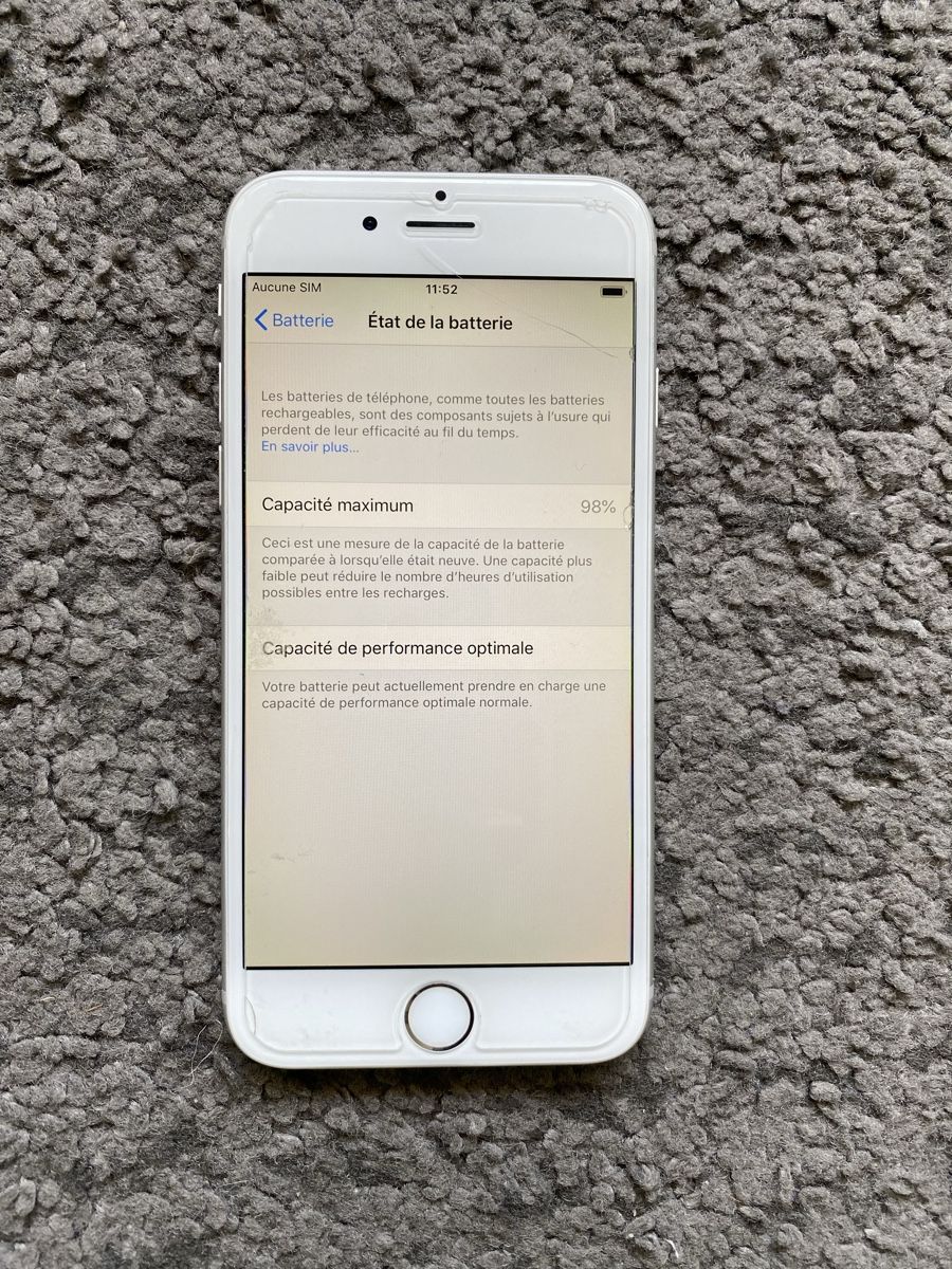 Apple Telefoni cellulari / Smartphones: iPhone 6 Argent 64Go 98% capacité batterie N.17 – Nuovo (secondo la descrizione) da Genève venduto da eth_6qs6 3
