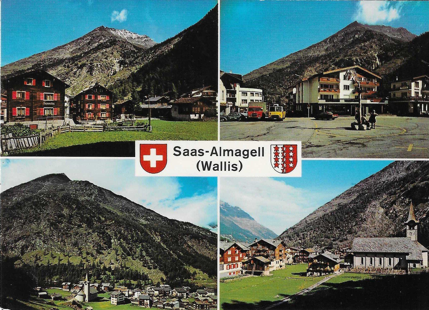 Cartoline postali: Saas-Almagell VS – Usato da Rothrist venduto da Stranglehold