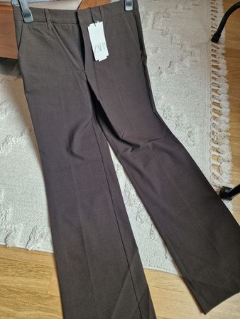 Zara Hose braun kariert
