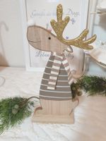 Hirsch Rentier Weihnachtsschmuck Weihnachten Holz