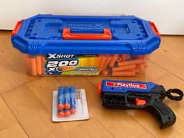 Nerf/ X - Shot , Dart Blaster, mit 200 Stück Box