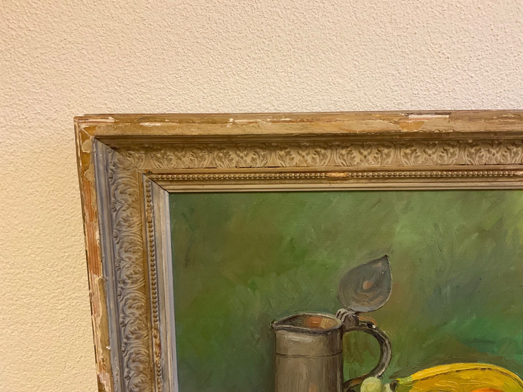 Gemälde: GEMÄLDE ADRIAN RUDIN 1951 - STILLLEBEN – Gebraucht aus Scuol von Lotus2020 3