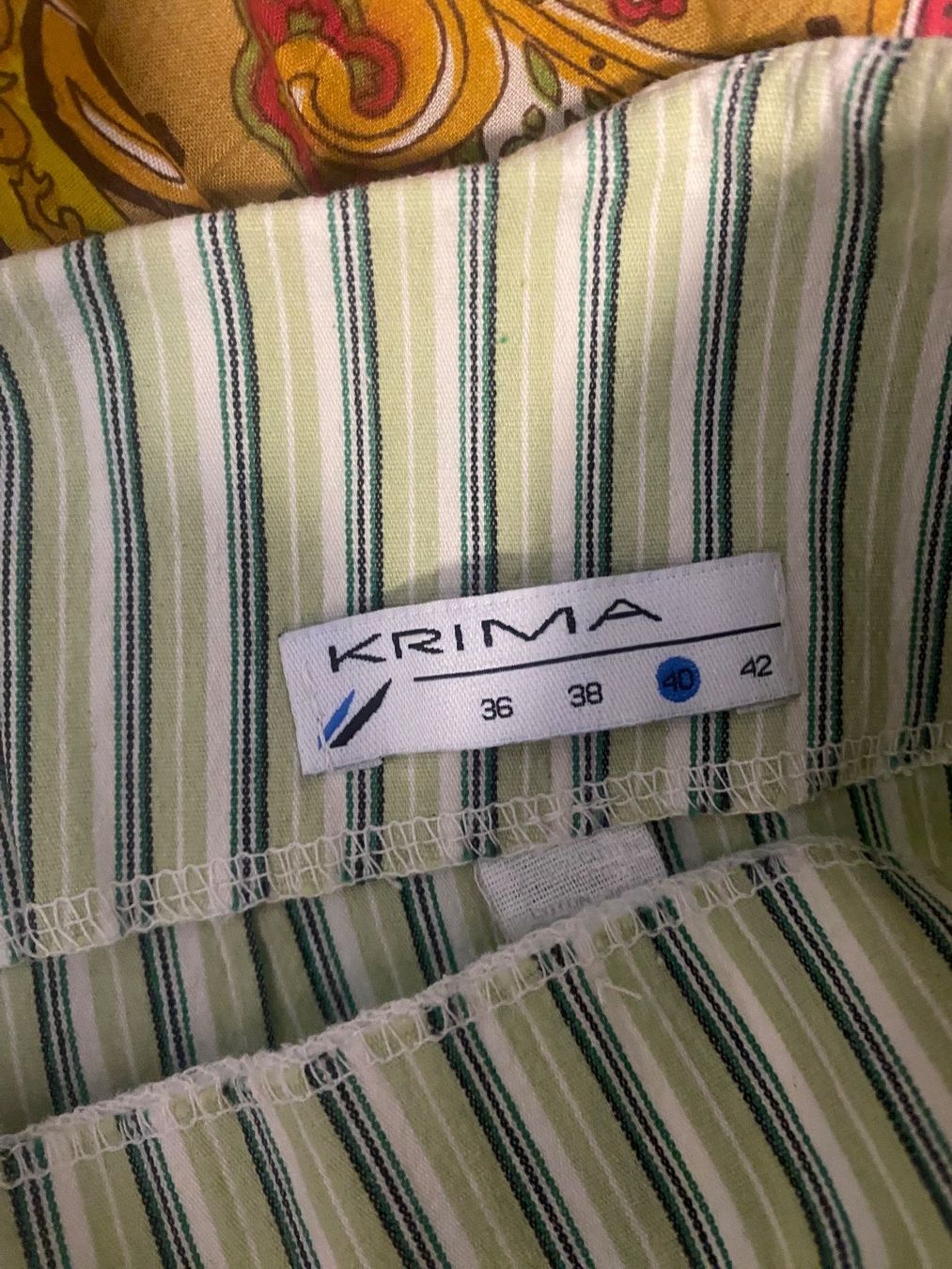 Gonne: KRIMA Sommerrock, Gr. 40, gestreift – Usato da Arni AG venduto da Mimo007 1