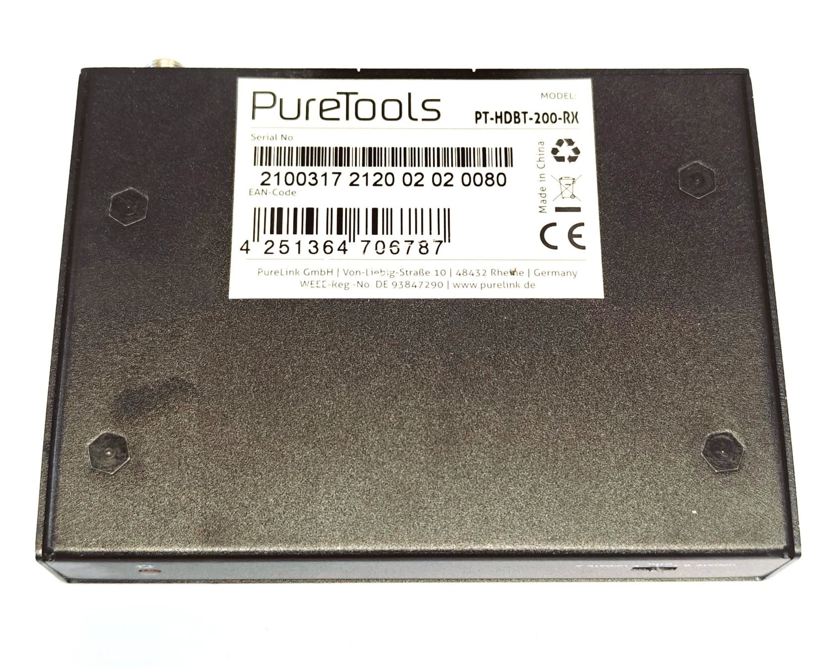 Convertitori: HDMI-Extender-Set - PureTools PT-HDBT-200 – Nuovo e nell'imballaggio originale da Sarnen venduto da danyo08 8