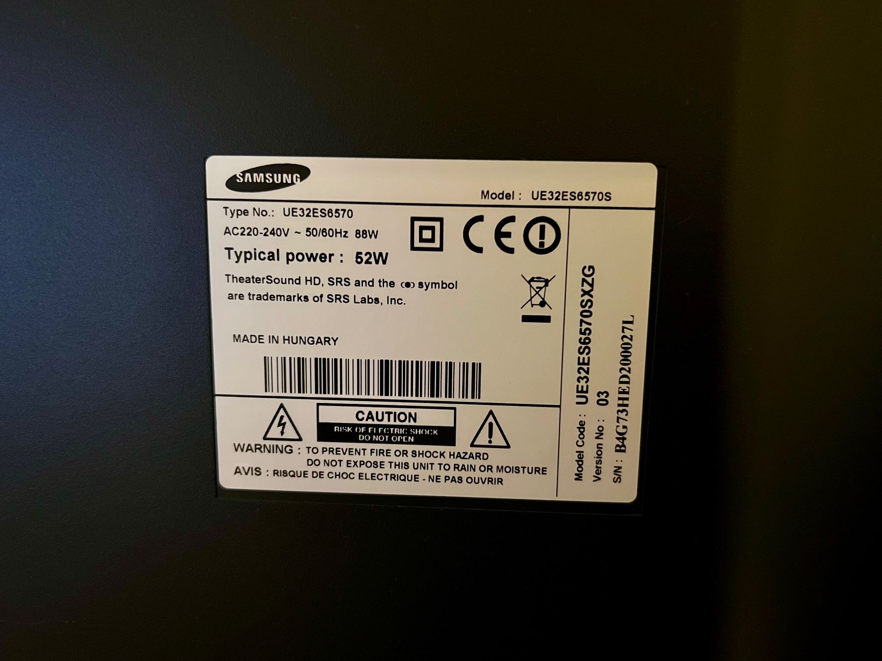 Samsung Appareils TV: Fernseher – D'occasion à Bremgarten AG par vfl 2