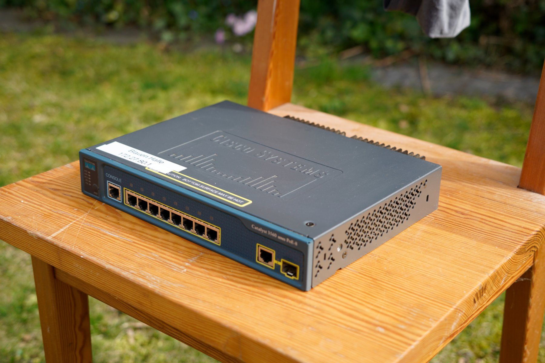 Cisco Hub & Switch: Cisco Catalyst 3560 Series PoE-8 Switch – Usato da Stein AG venduto da Laasery