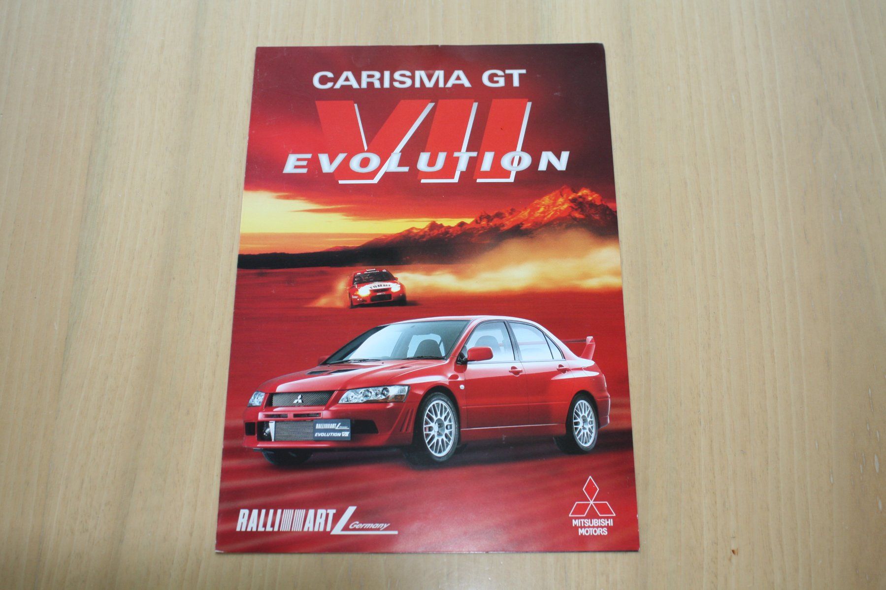 Mitsubishi Documenti: Mitsubishi Carisma GT Evolution VII Prospekt 2002 – Usato da Wikon venduto da erwin400