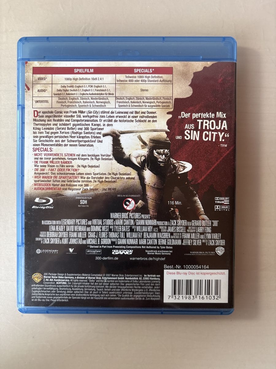 Tutti i DVDs: 300 – Usato da Ruswil venduto da Slivio_ 1
