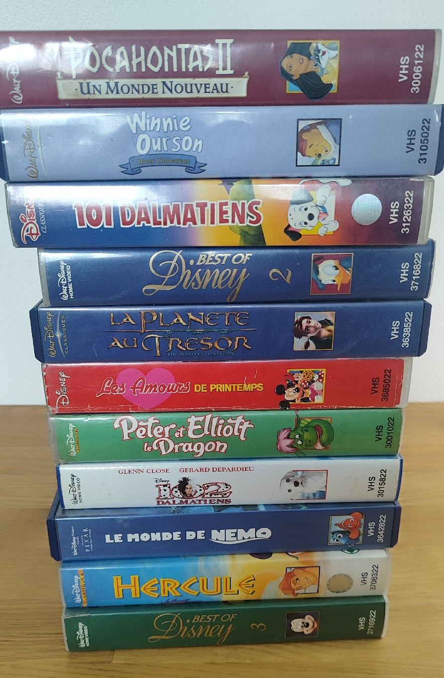 Tutti i VHS: Lot de VHS Disney – Usato da Vétroz venduto da mrcl01