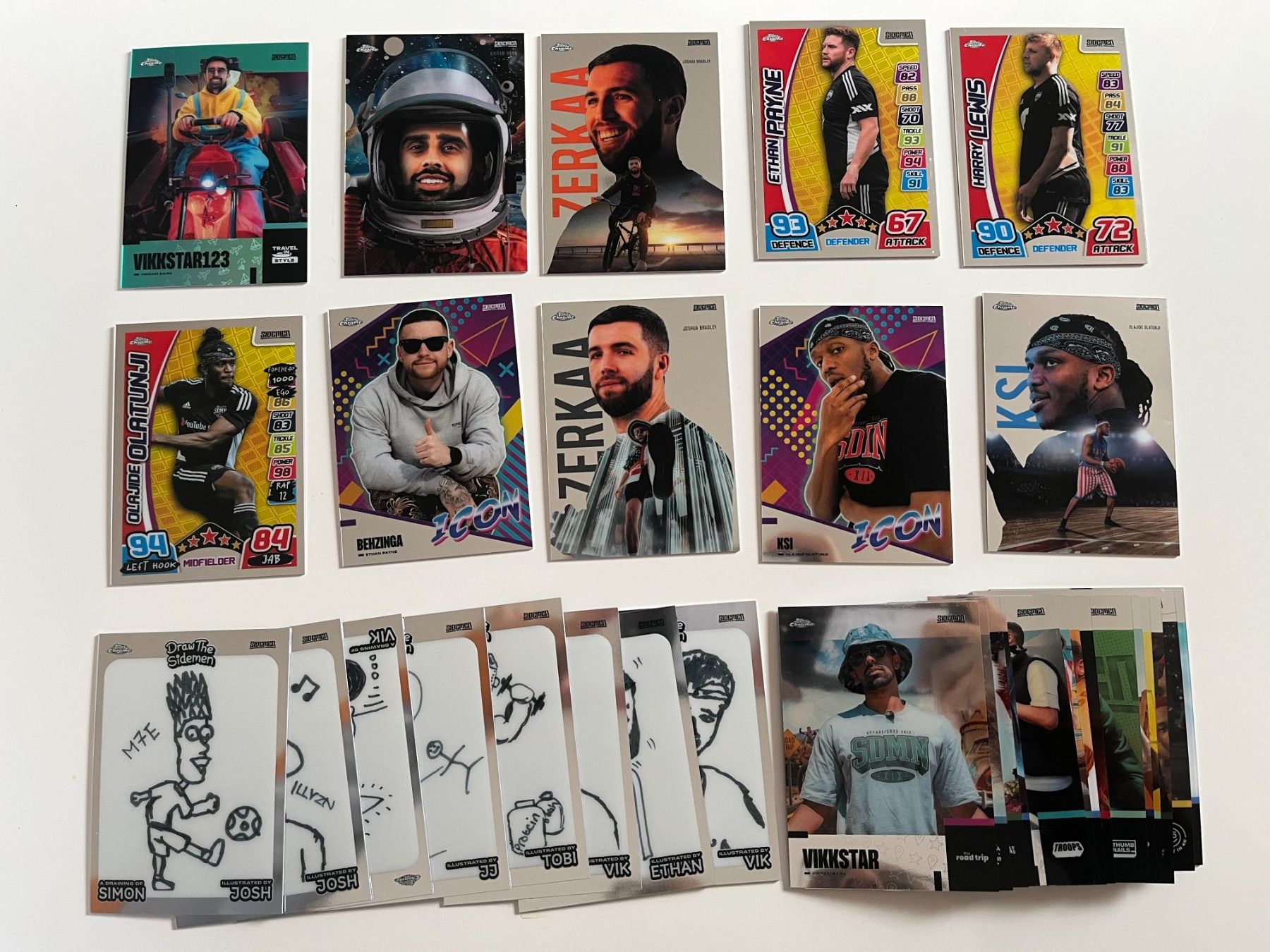 Topps Cartes à collectionner: 32 x Topps Chrome Sideman (1 numbered + inserts) – D'occasion à Thun par sci_lz9x