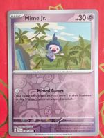 Mime Jr. - Pokemon Reverse Holo Paldean Fates