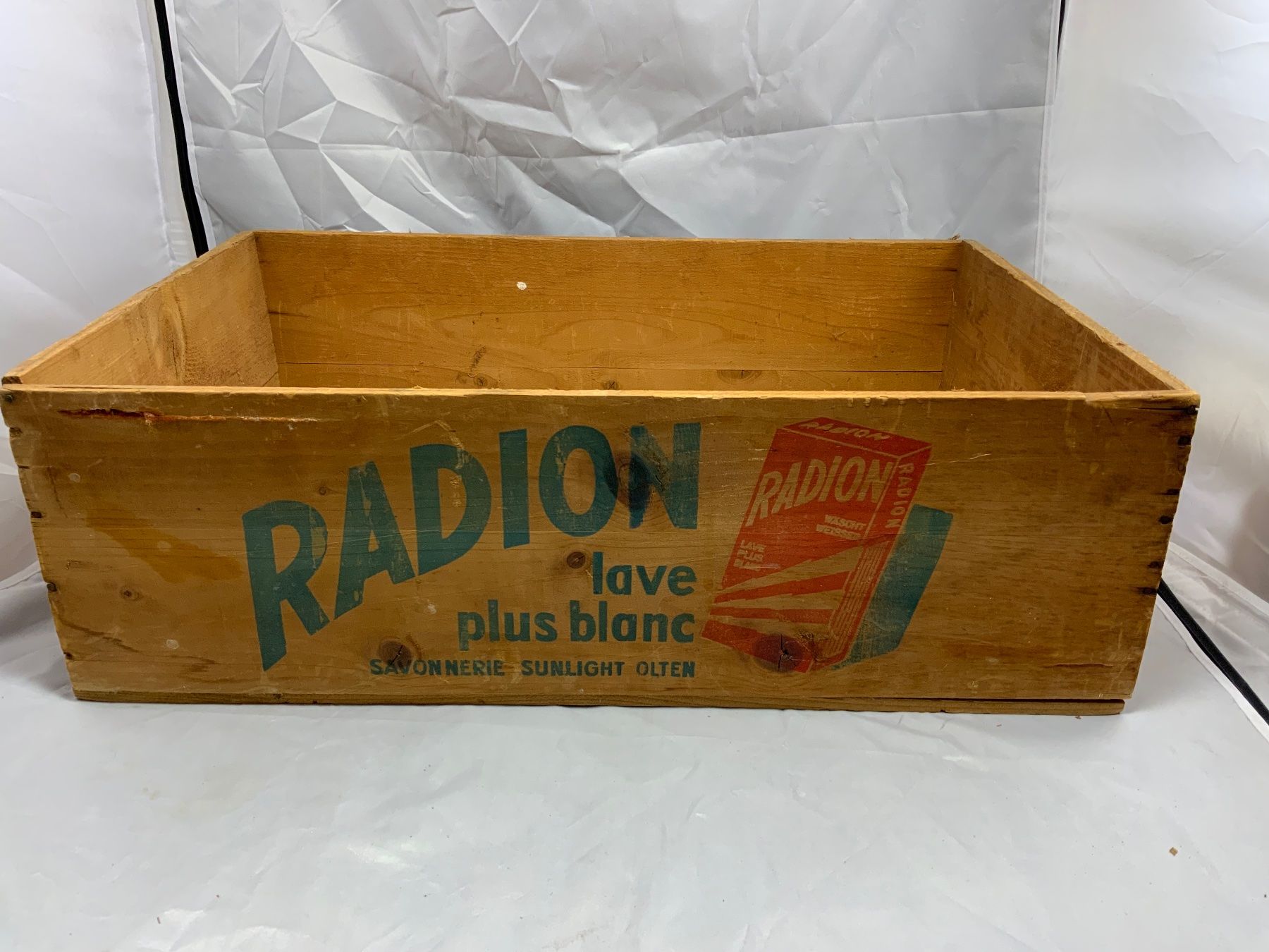 Casse di trasporto: Holzkiste Radion Sunlight Steinfels – Usato da Erlach venduto da silvia3235