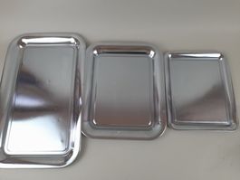 Anrichteplatten Metall 3er Set