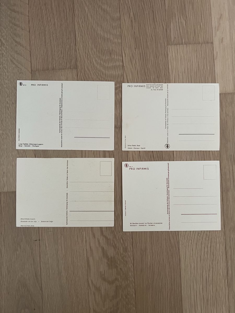 Cartes postales: Lot mit 22Stk. Pro Infirmis + Pro Juventute Ansichtskarten – D'occasion à Braunau par Desil2511 8