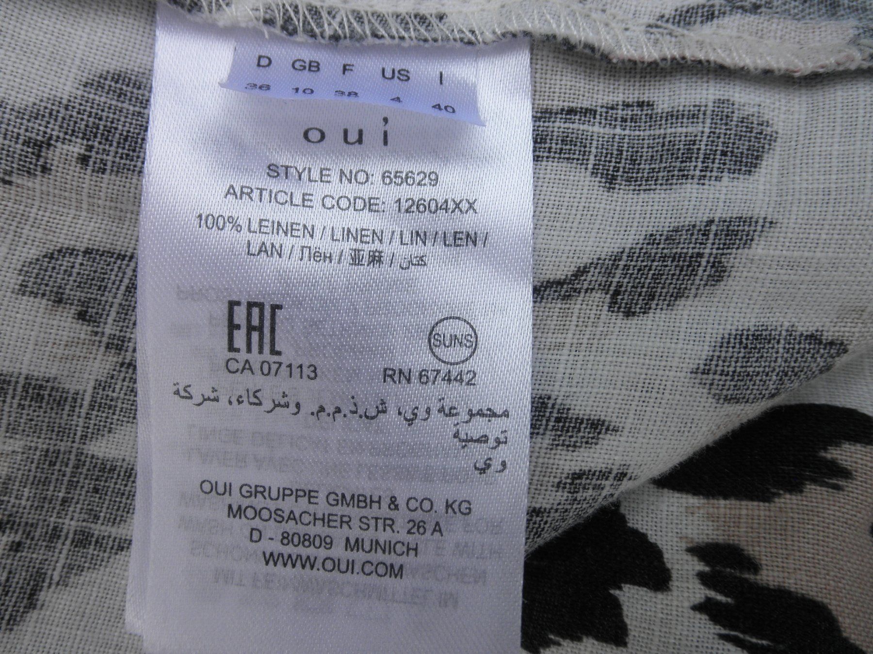 Kleider: Kleid OUI Leinen – Neu (gemäss Beschreibung) aus Buttwil von Engelhaar 4