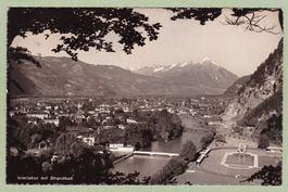 Interlaken mit Strandbad, gelaufen 1944