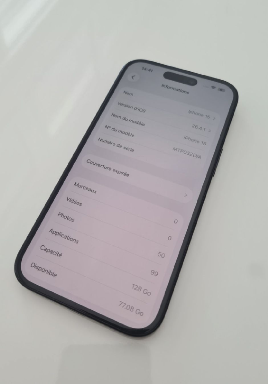 Apple Handys / Smartphones: Iphone 15 126GB Black 2024 – Gebraucht aus Neuchâtel von gae_5dt9 3