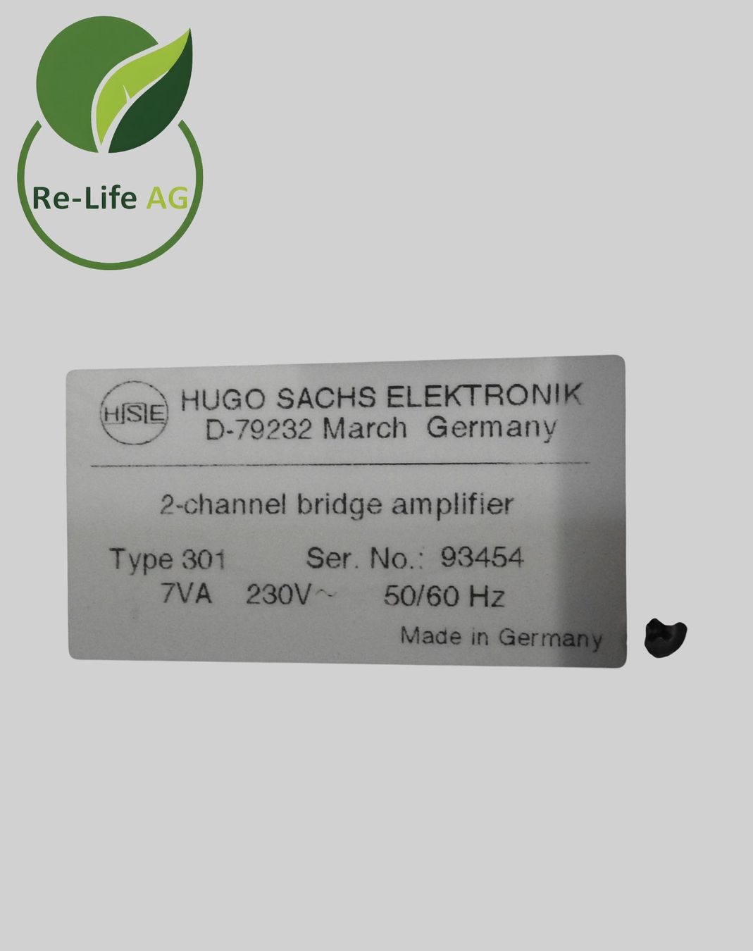 Amplificatori: Hugo Sachs Elektronik 2 Channel Bridge Amplifier – Usato da Reinach BL venduto da Re-LifeAG_Labor 5
