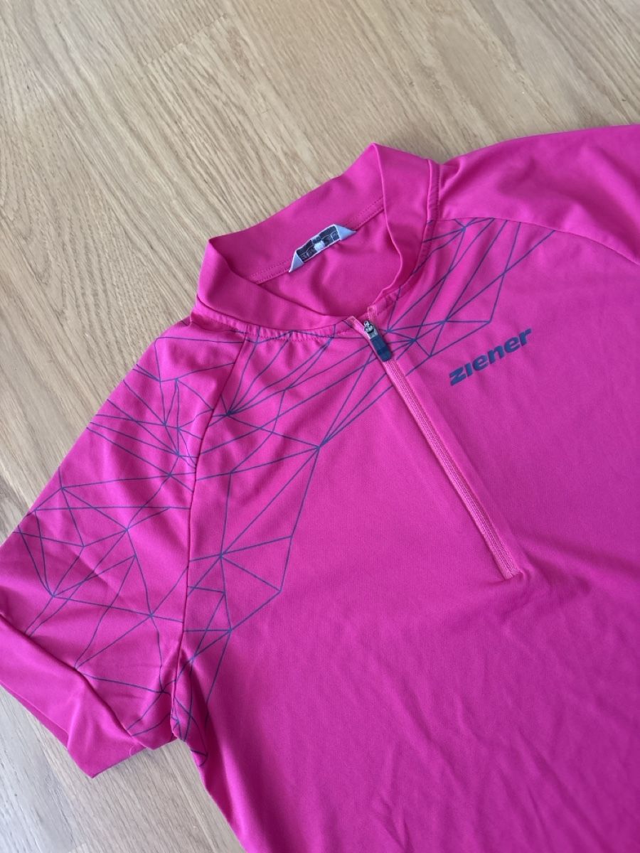 Ziener Canottiere & Pantaloni: Ziener Damen Radtrikot Grösse 40 – Usato da Rünenberg venduto da ZwergLi100 1