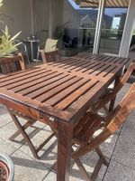 Garden Tisch von IKEA + 6 sthüle