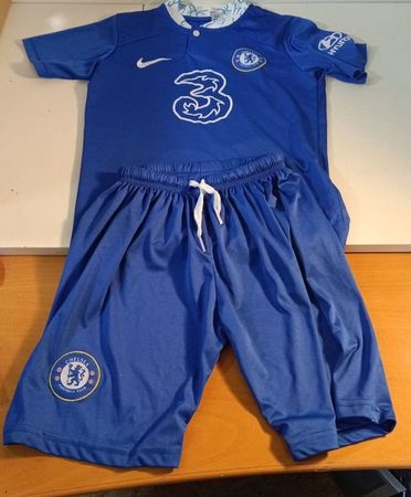 Trikotset Gr. 11-12 Jährig Nike, Chelsea (nov38)