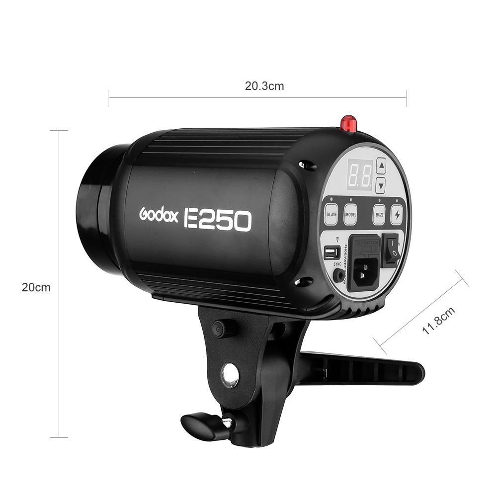 Godox Flash: Godox E250 250Ws GN53 Studio Blitzlicht – Nuovo e nell'imballaggio originale da Malans GR venduto da BUYBEST-Schweiz 4