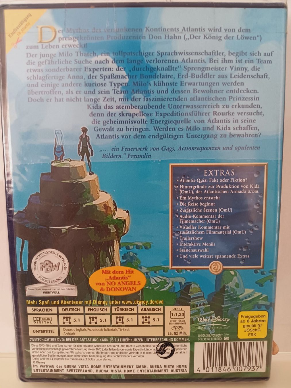 Tutti i DVDs: Disney - ATLANTIS - Top Zustand – Nuovo (secondo la descrizione) da Aarau venduto da Yeeaaah 1