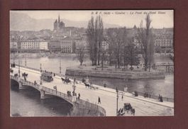 GENEVE - Pont du Mont-Blanc - Tram - 1911