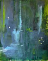 Magnifique toile acrylique  "La forêt de l'âme"