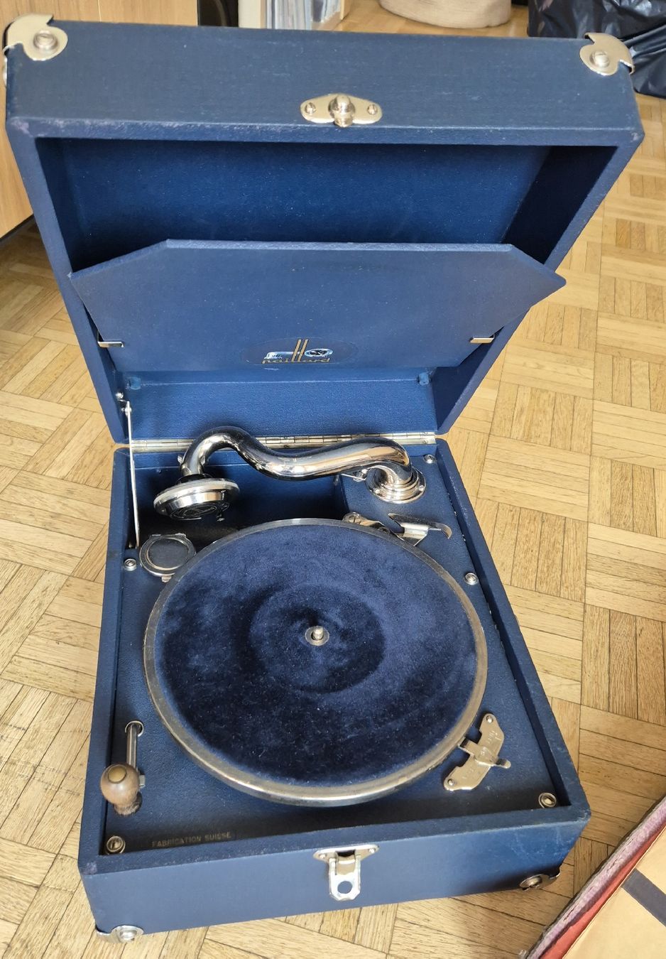 Tourne-disques: Gramophon mit Schellackplatten – D'occasion à Au ZH par Nostronomo 1