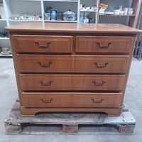 70er Jahre Kommode aus Holz mit vielen Schubladen