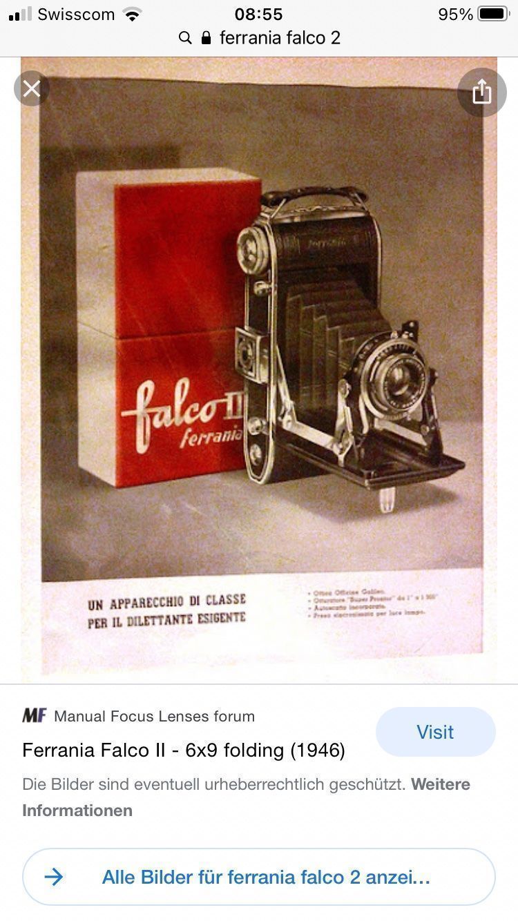 Appareil photo: Fotokamera Ferrania Falco 2 – D'occasion à Hausen am Albis par riviera64 5