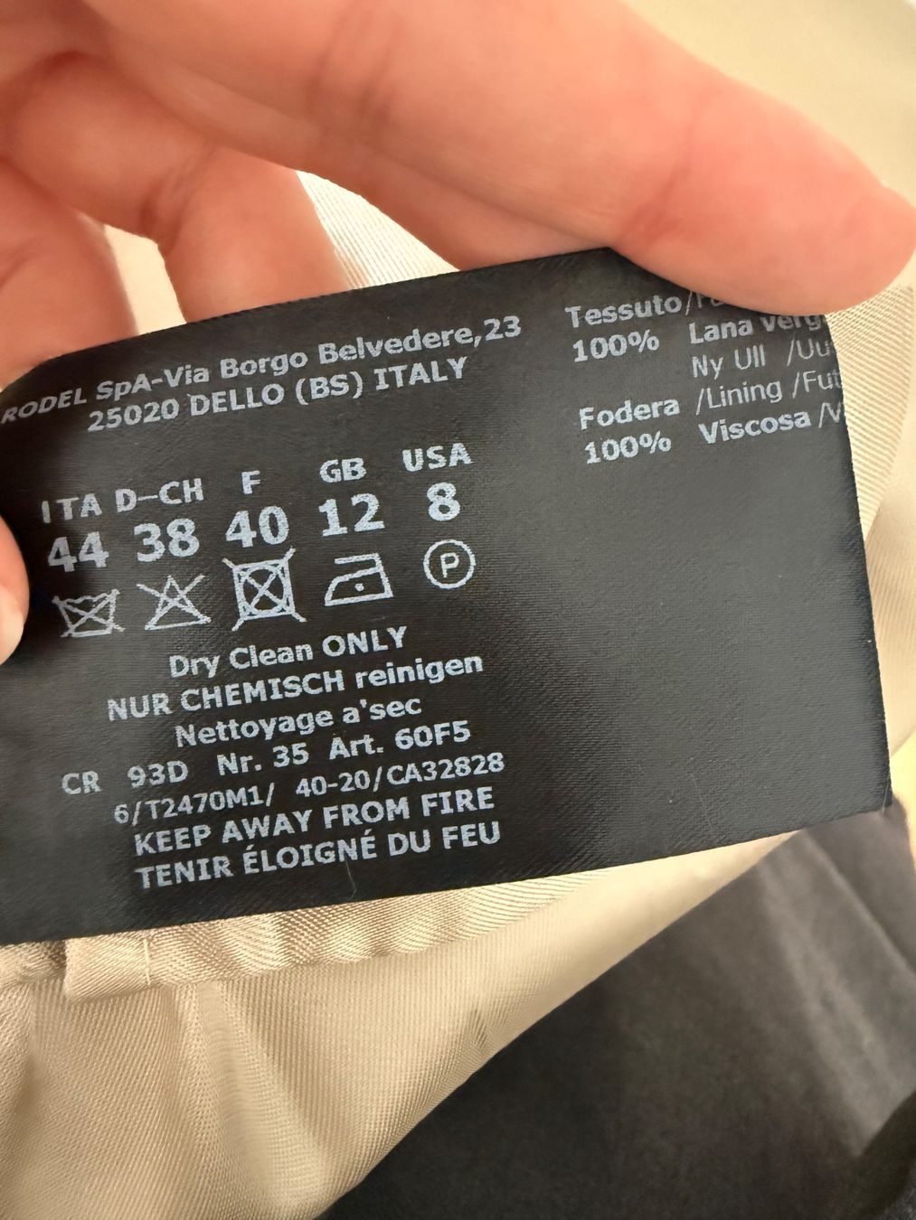 Cinzia Rocca Cappotti: Cinzia Rocca Wool Coat (M) – Nuovo (secondo la descrizione) da Kilchberg ZH venduto da deedee3 2