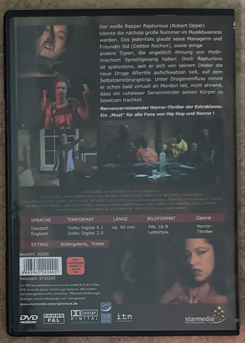 Alle DVDs: RAPTURIOUS  – Neu (gemäss Beschreibung) aus Dietikon von AndreaSch01 1